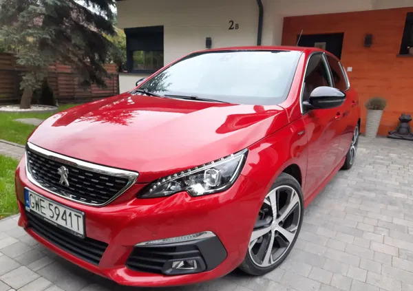 wolsztyn Peugeot 308 cena 59900 przebieg: 93563, rok produkcji 2017 z Wolsztyn